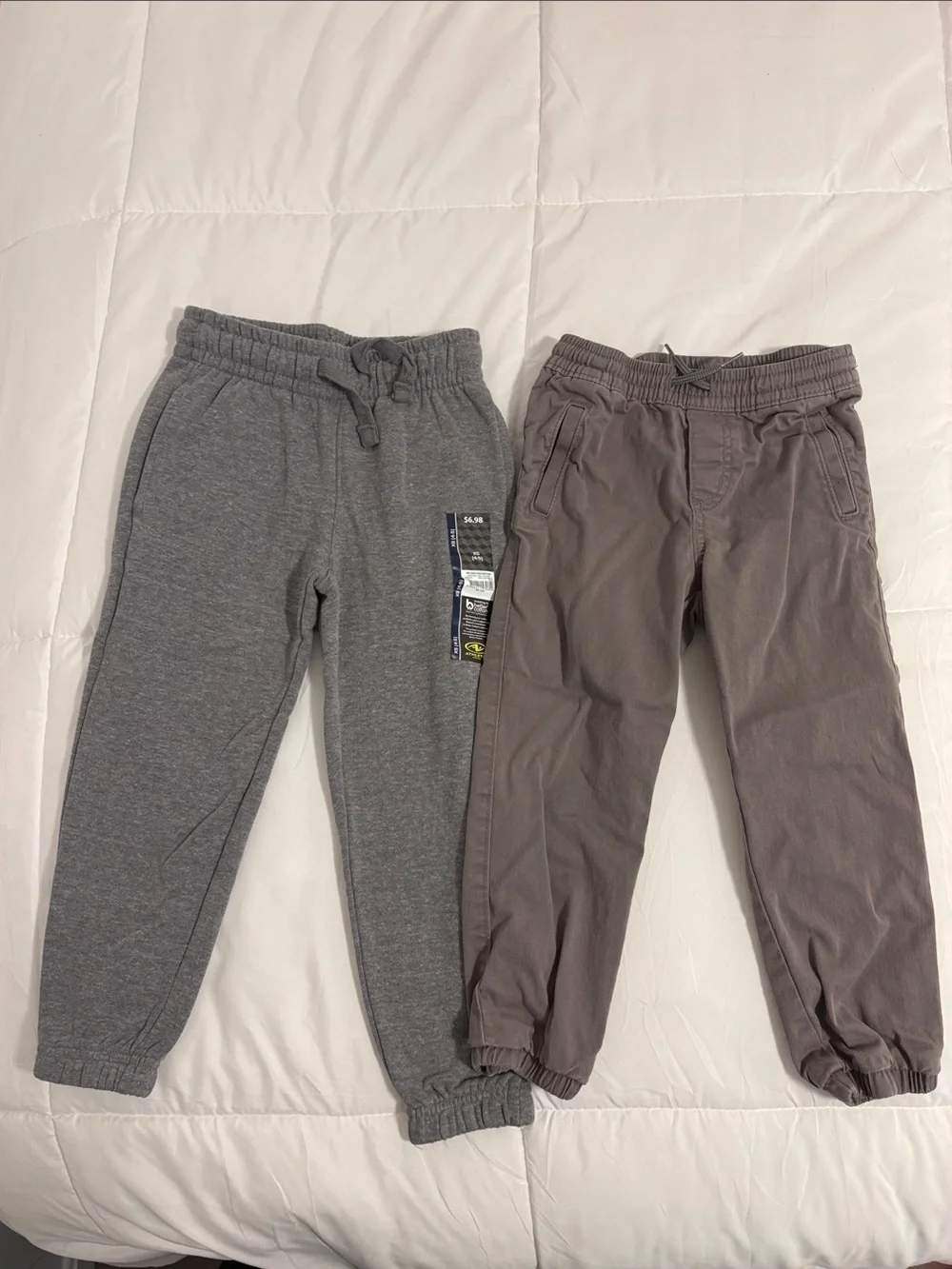 Old Navy and Athletic Kids GrayBrown  Elastic-Waist Jogger Pants - Set of 2